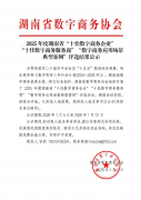喜报！一乡一品数智公司入选2025年度湖南省“数字商务应用场景典型案例”