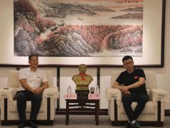 【民贸风采】蓝军会见湖南工商大学党委书记唐亚阳一行