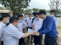 中国民族贸易促进会会长蓝军一行赴郴州市调研考察