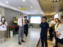 蓝军一行赴湖南盟非国创电子商务 有限公司考察调研